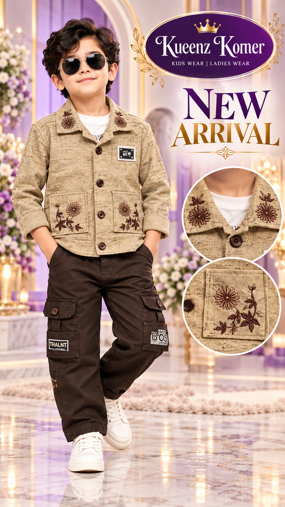 ✨ NEW ARRIVAL – 💎 Stylish Boys’ Wear Set Thumbnail