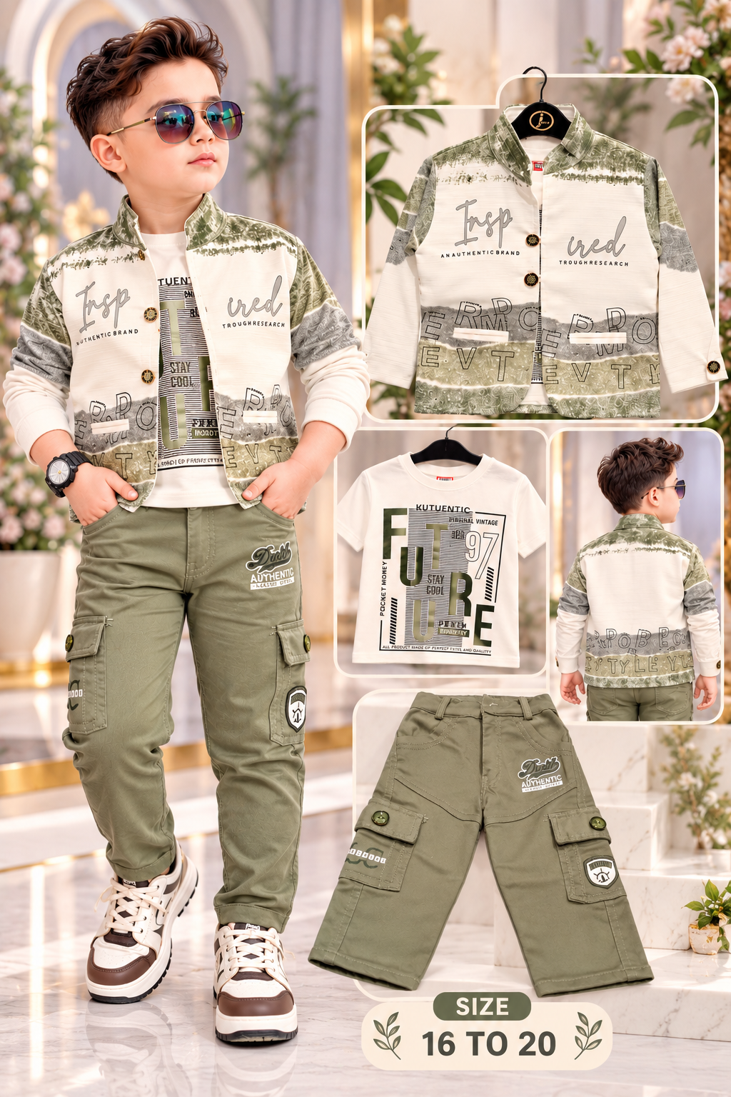 ✨ Stylish Boys’ Jacket Set ✨