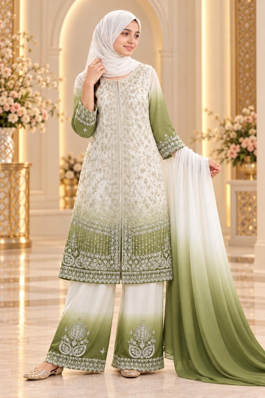 ✨ LUXURY EMBROIDERED PLAZZO SUIT SET ✨