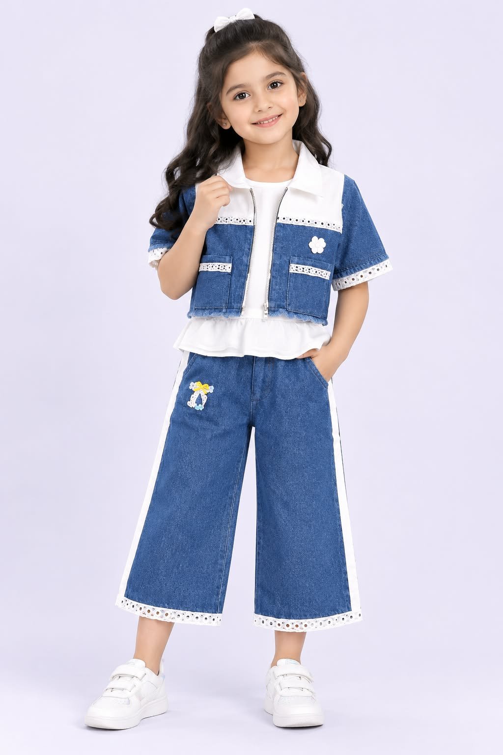 💙✨ TRENDY DENIM CO-ORD SET FOR GIRLS ✨💙